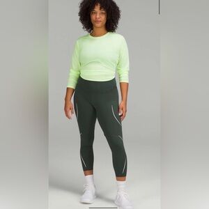 Lululemon Base Pace High-Rise Reflective Crop 23"